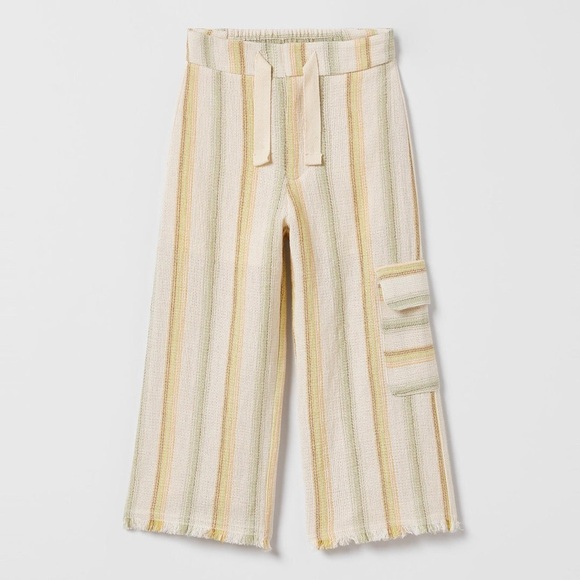 Zara girl Collection Pants 10 striped - Picture 1 of 1
